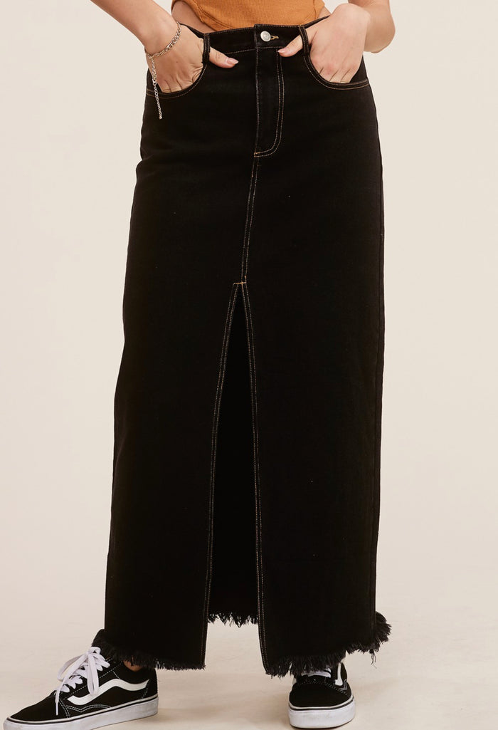 Mendoza Edgy Denim Skirt