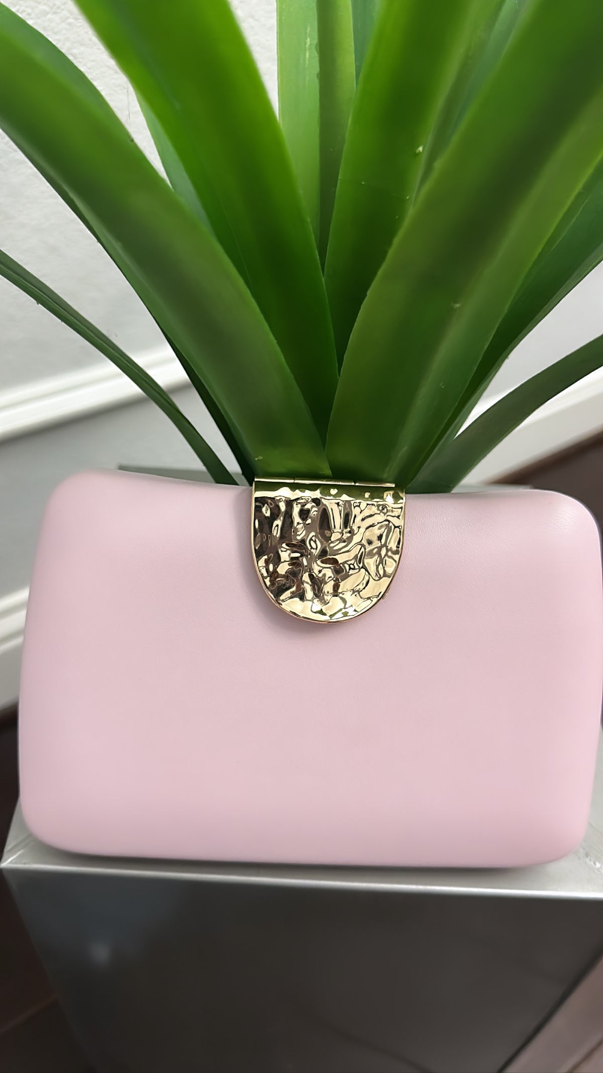 Champagne Blush Opulence Clutch