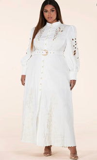 Creamy Dream Maxi Plus Dress