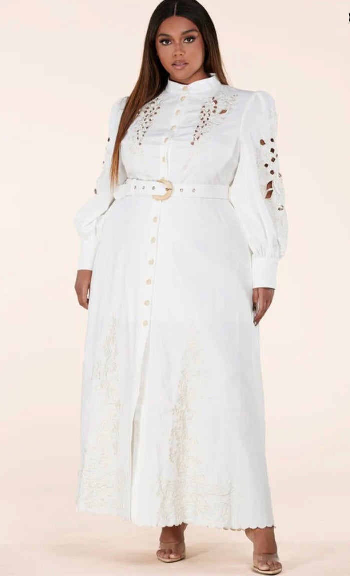 Creamy Dream Maxi Plus Dress