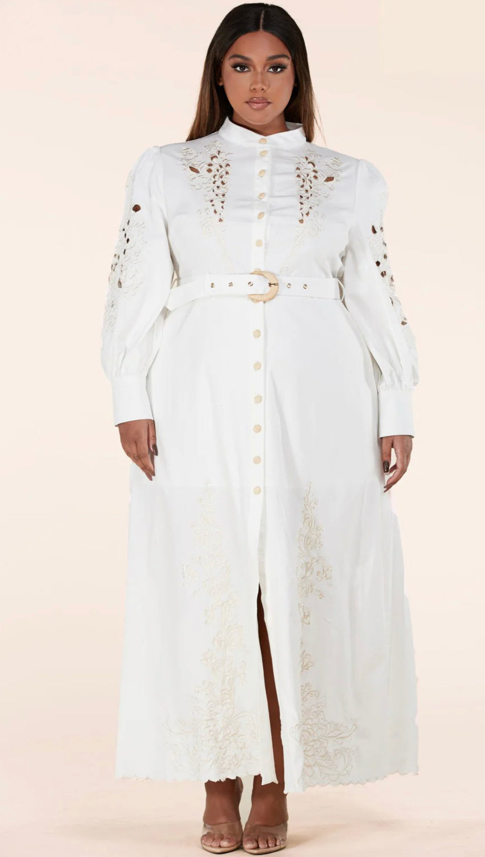 Creamy Dream Maxi Plus Dress