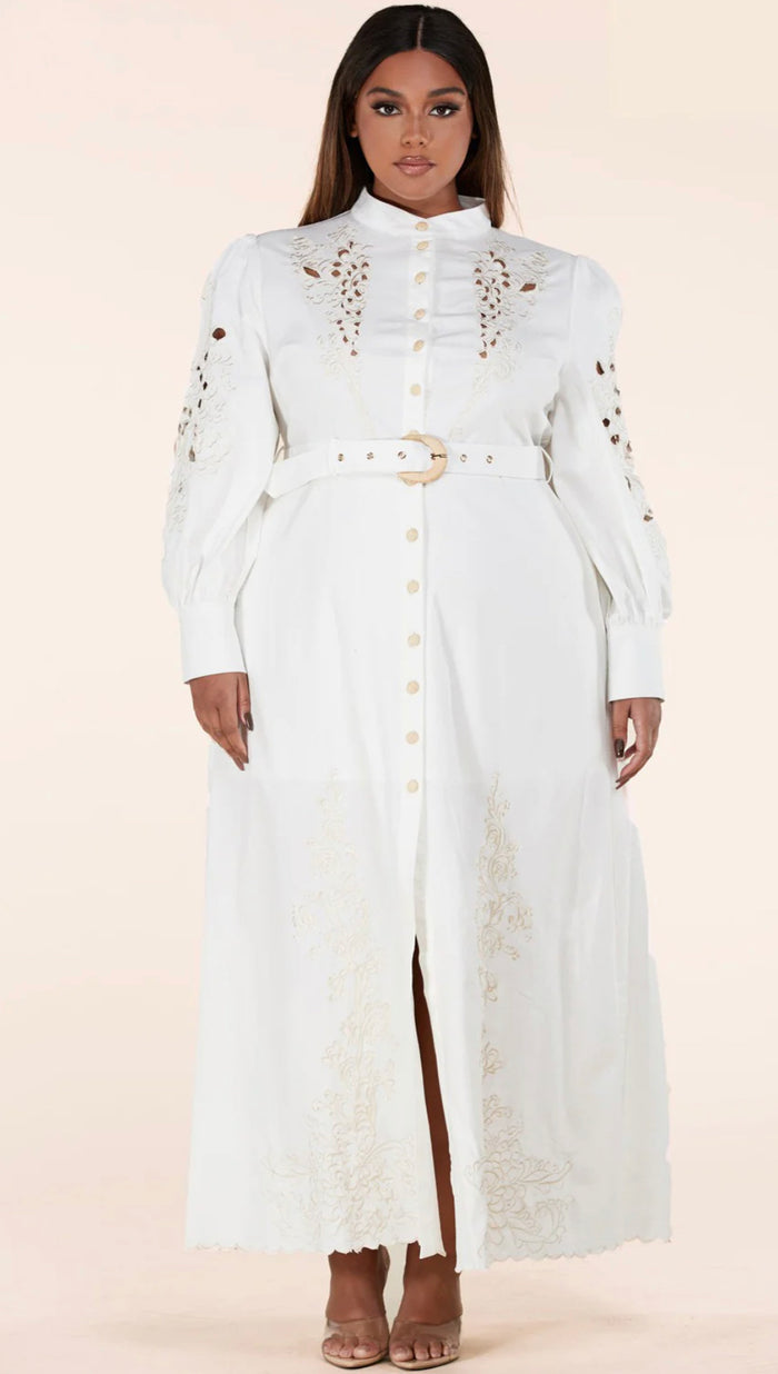 Creamy Dream Maxi Plus Dress