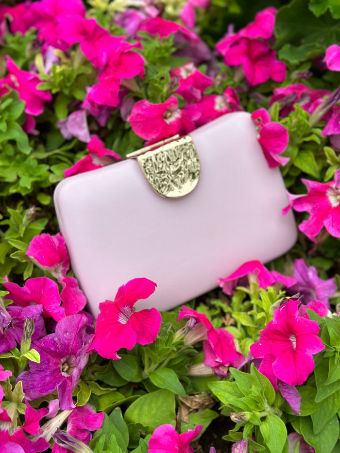 Champagne Blush Opulence Clutch