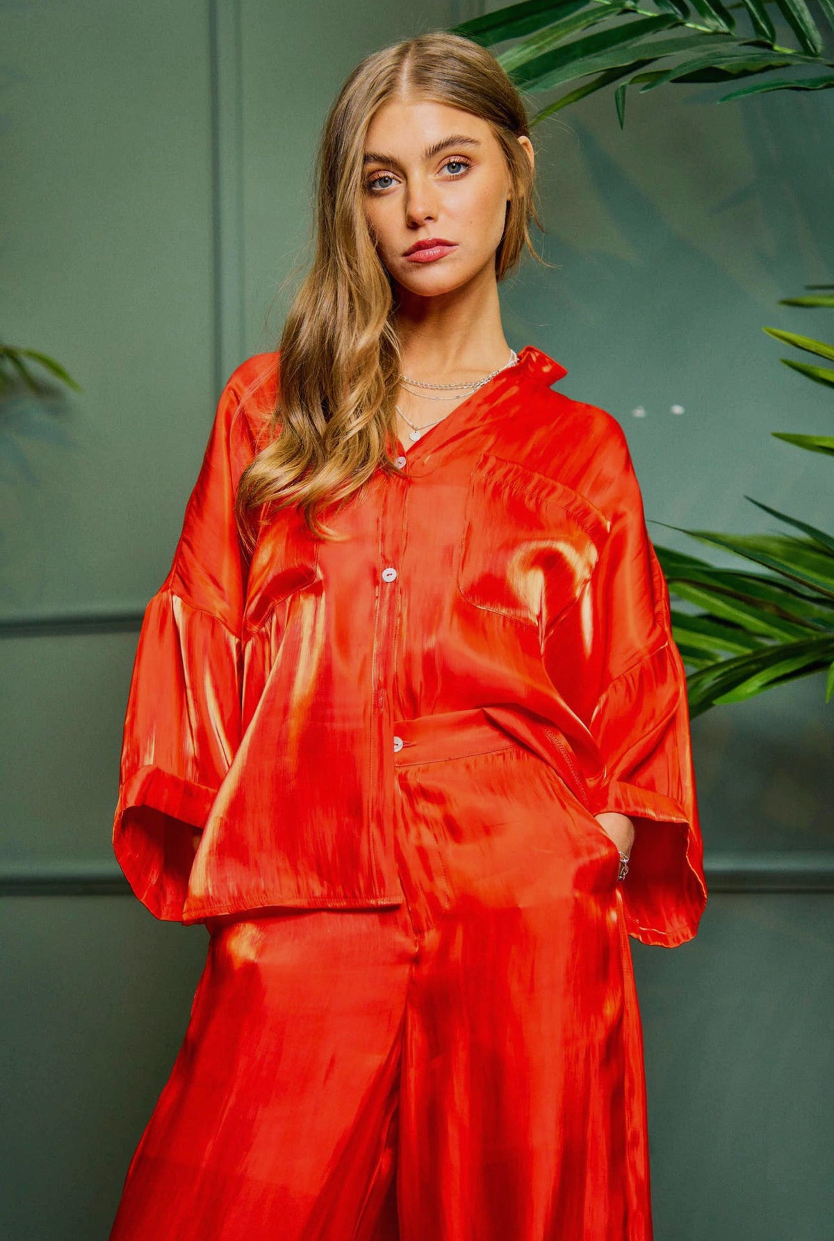 Lustrous Sunkissed Top