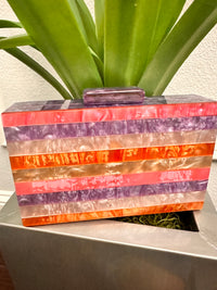 Luxe Marble Ava Clutch