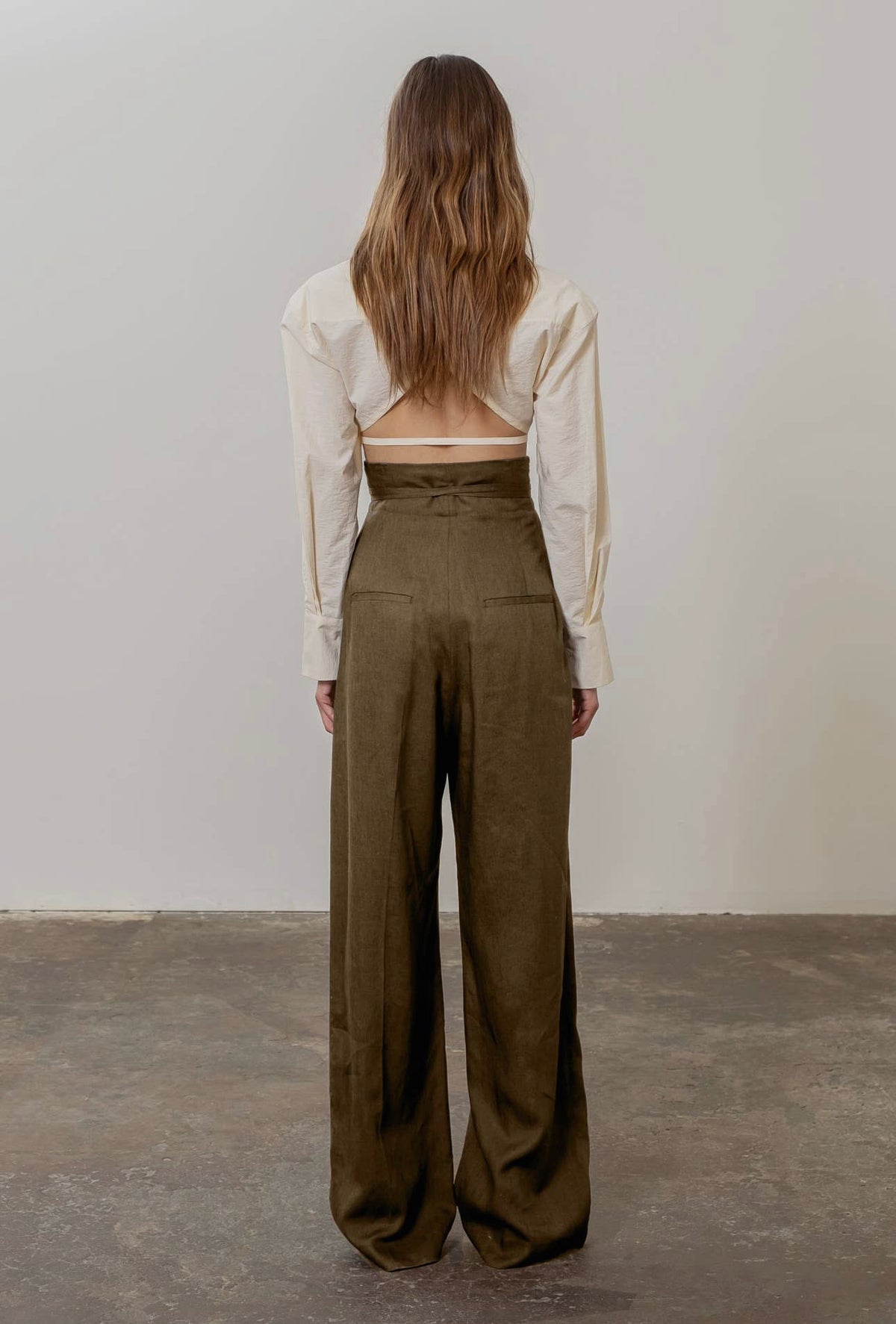 Elevated Mocha High-Rise Comfort Pants