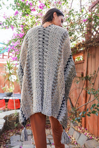 Boho Fall Crochet Ruana