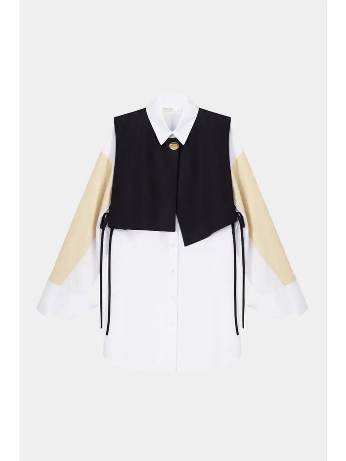 City Poplin Duo: Shirt & Vest