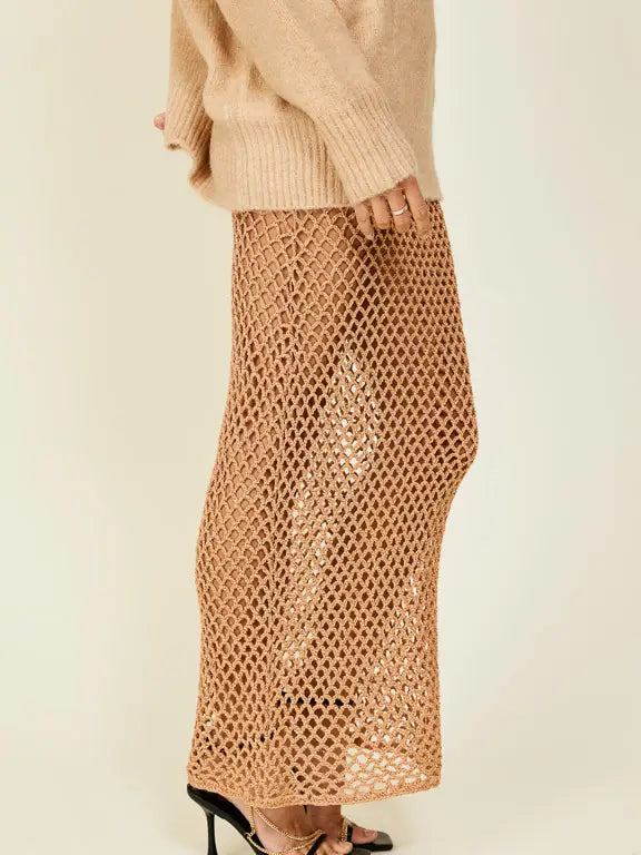 Bold Luminescence Netted Skirt