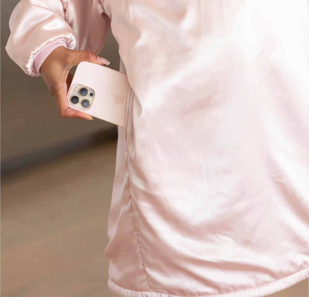 Silky Satin Self-Care Hoodie