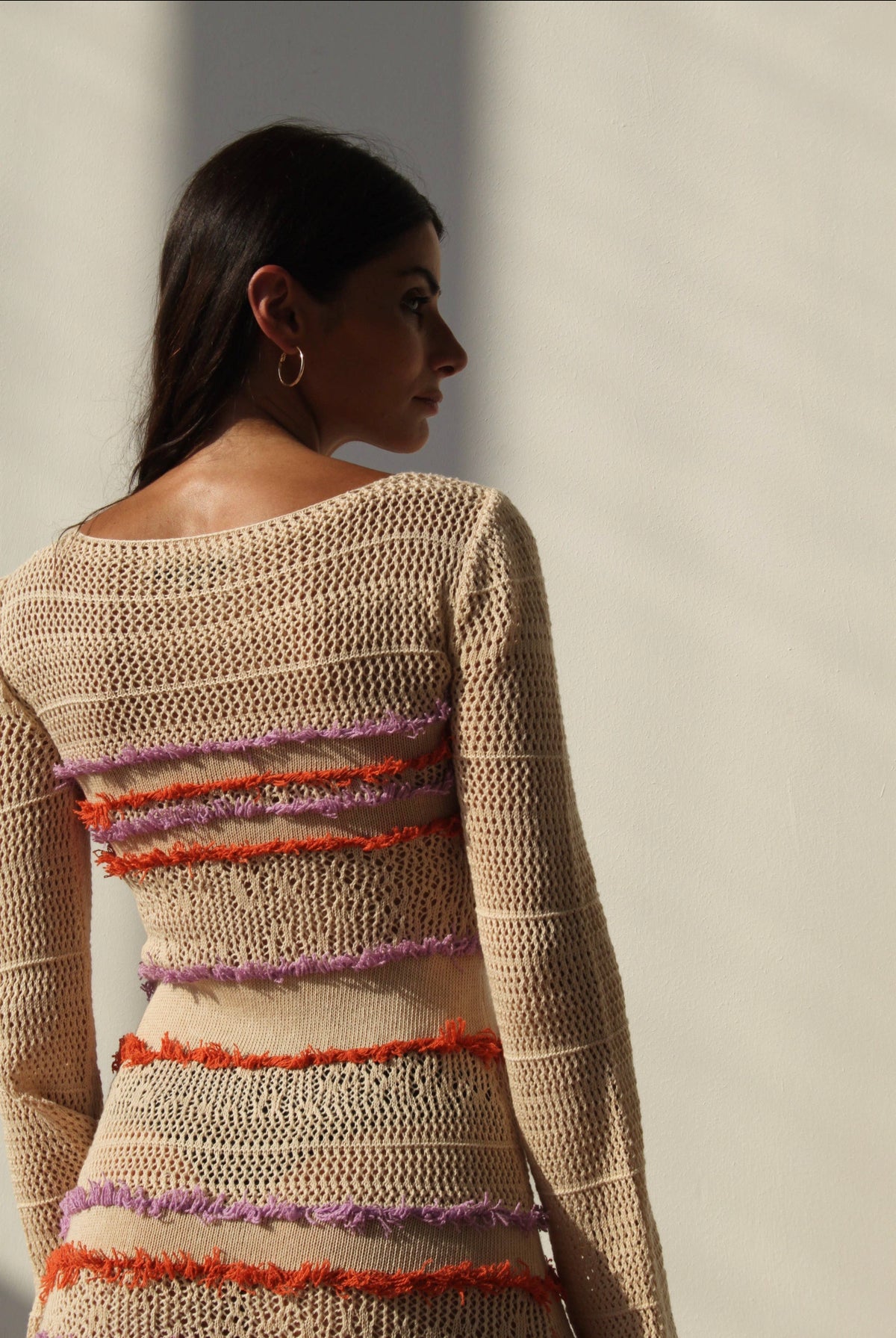 Antonia Knitted Fringe Dress