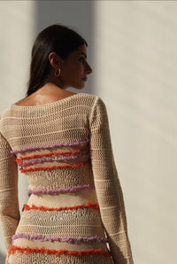 Antonia Knitted Fringe Dress