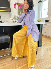 Dubai Satin Palazzo Pant