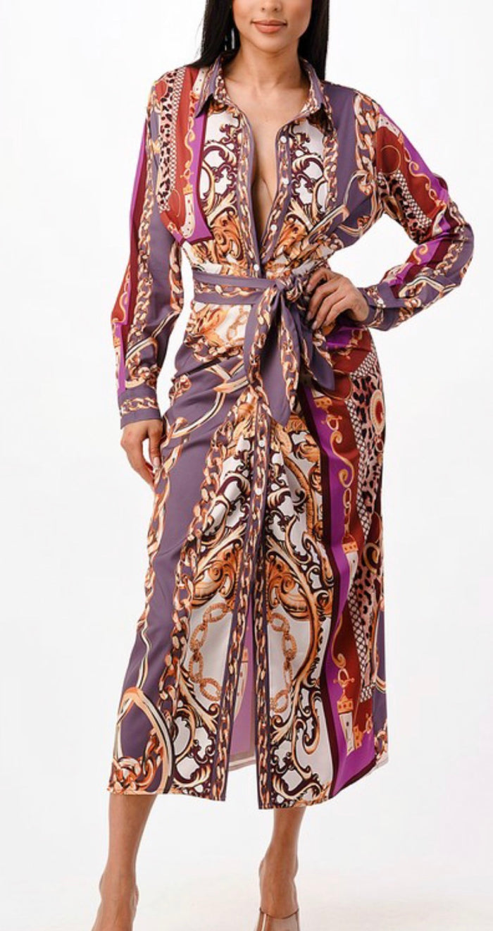 Print Me Wrap Dress