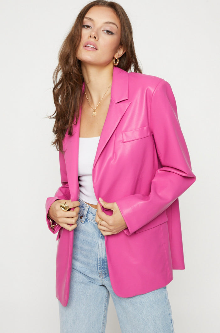 Pretty in pink blazer