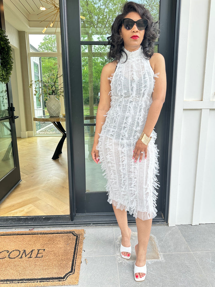 Moroccan Ruffle Midi Dress