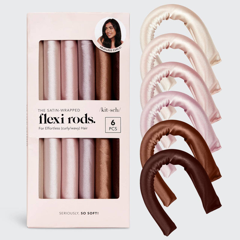 Satin Wrapped Flexi Rods - 6pc Set