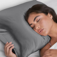 Satin Pillowcase - Charcoal