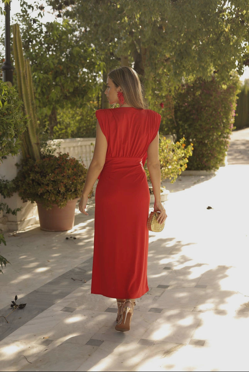 Radiant Ruby Dress-Available for Pre-Order