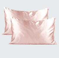 Silky Blush Satin Pillowcase Set